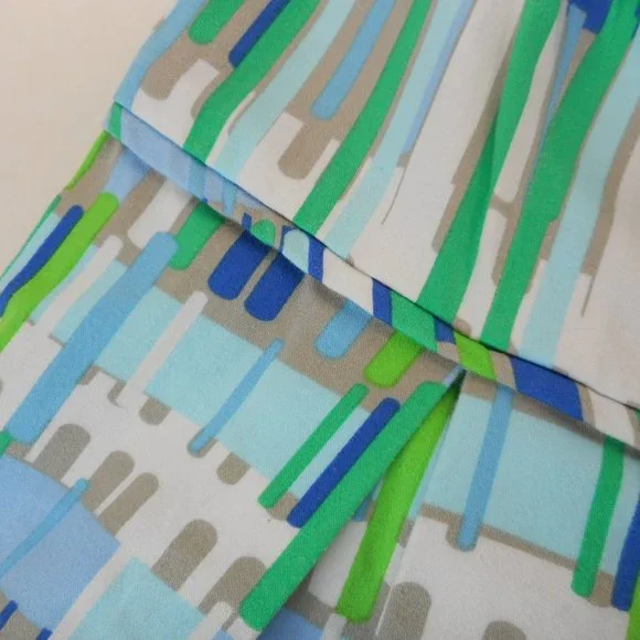 Dressbarn Womens Size 10 Sleeveless A-Line Dress Geometric Print - Picture 5 of 9